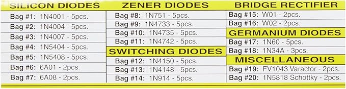 Elenco Diode 80 Piece Kit