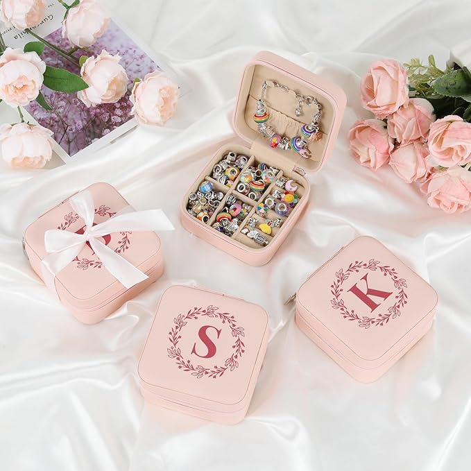 SUREHOME Charm Bracelet Making Kit for Girls Toys Age 6-8 Kids Jewelry Making Kit Art and Crafts for Girls 8-12 Birthday Gifts for Girls Ages 6 7 8 9 10 11 12 Years Old Perfect Personalized Stuff - K