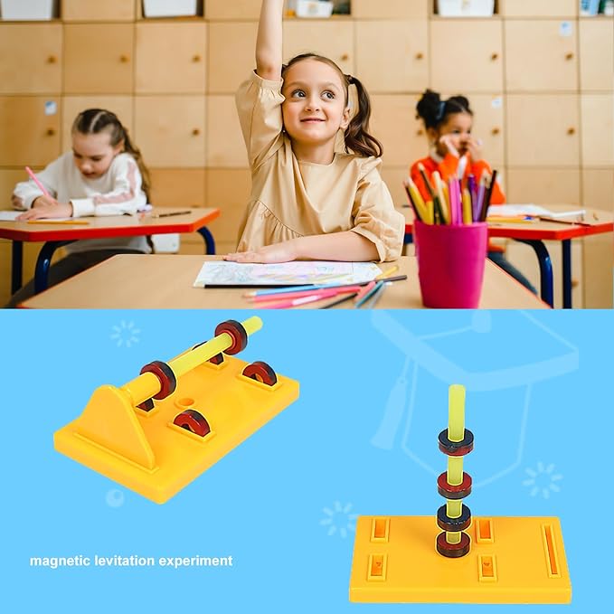 Kids Magnet Kit Physics Science Electromagnet Experiment Set Educational and Birthday Gift for School Students