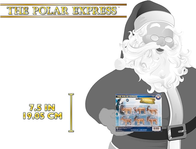 Lionel The Polar Express, Electric O Gauge Model Train Accessories, Caribou Pack (624251)