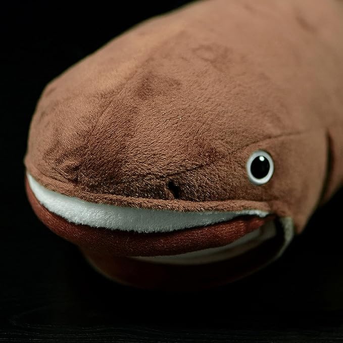 ZHONGXIN MADE Simulation Megamouth Shark Plush Toy - Realistic 20" Long Lifelike Whale Stuffed Toys, Super Soft Realistic Sea Simulation Shark Plush Gift Collection for Kids Children