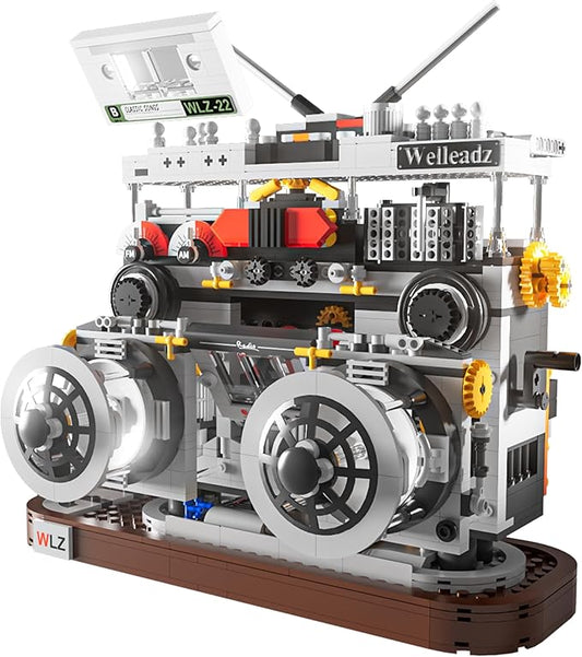 Building Blocks Radio Classic Retro Series,Collectible Display Model Toy as A Wonderful Gift Idea for Adults, Easter/Birthday for Boys and Girls 1199PCS