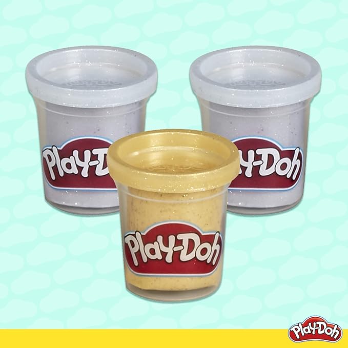 Play-Doh Mermaid Theme 13-Pack of Non-Toxic Modeling Compound with Sparkle and Metallic Colors Plus 5 Tools (Amazon Exclusive)