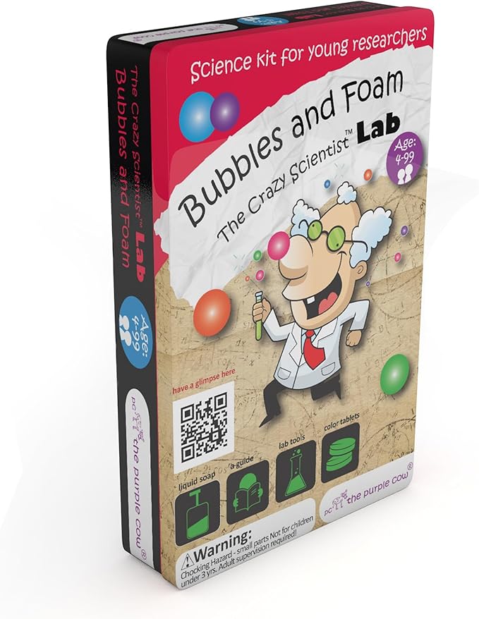 The Purple Cow Crazy Scientist Bubbles and Foam - Science Kits for Young Researchers (5522024)