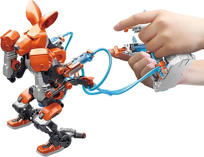 Thames & Kosmos Hydraulic Boxing Bots STEM Experiment Kit | Build Two Hydraulic-Powered Boxing Robots! | Explore Hydraulic, Water-Powered Systems | Challenge a Friend to a Robot Duel!