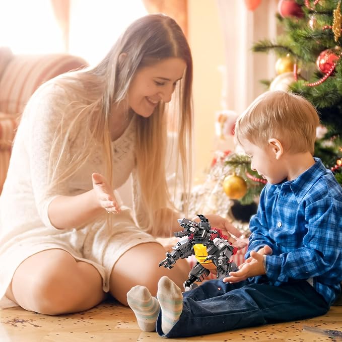 STEM Star Monster Wars Toys, 12 in 1 Build for Kids Who Love Jurassic Dinosaur Building Blocks Kit or Spaceship,Christmas and Birthday Gifts for 6-12 Year Old Kids(576Pieces)âŠ