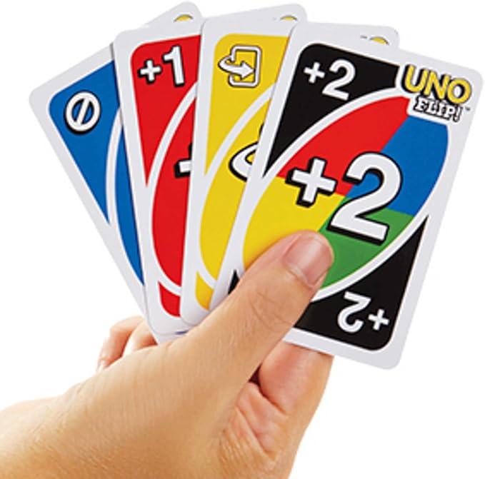 Mattel Games UNO Flip! Card Game for Kids, Adults & Family Night with Double-Sided Cards in Collectible Storage Tin (Amazon Exclusive)