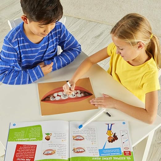 hand2mind Head to Toe Human Body Science Kit, Slime Kit, STEM Kit for Kids, Includes Kids Stethoscope That Works, Human Body Learning, Human Anatomy for Kids, Kids Doctor Kit, Homeschool Supplies