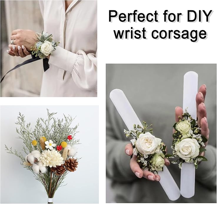 White Slap Bracelets, DIY Slap Bracelets for Kids Blank Slap Bracelets Bulk Craft Painting Vinyl Wristband for Party Favors