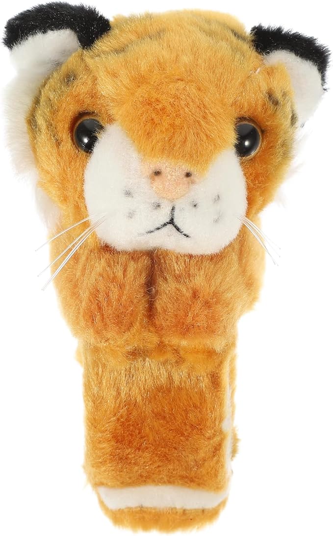 Kisangel 1pc Plush Huggable Stuffed Animals Jungle Themed Slap Bracelet Wrist Hugger Plush for Jungle Party Favors(As Shown 2)