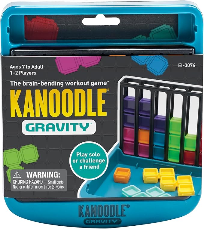 Educational Insights Kanoodle Gravity - Brainteasers for Kids, Teens, and Adults, Travel Games, Gift for 7+