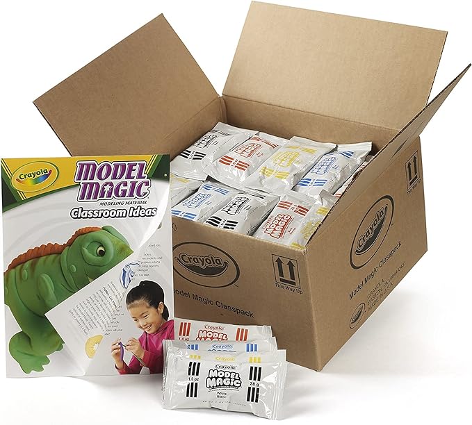 Crayola Model Magic (75ct), Kids Modeling Clay Alternative, 1oz Packs, School Supplies, Air Dry Clay, Modeling Material, Ages 3+