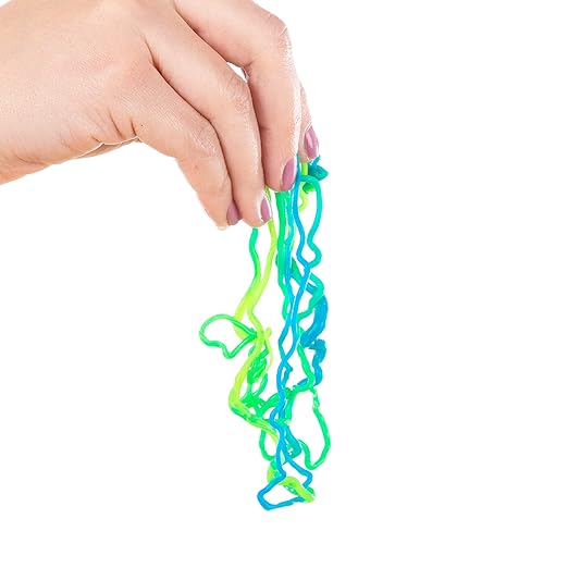 Steve Spangler Science String Slime Starter Kit, Includes Blue and Yellow (3.4 oz. Each) – DIY Slime Science Experiment Kit for Kids, Explore and Teach Science of Polymers, Exciting STEM Activity