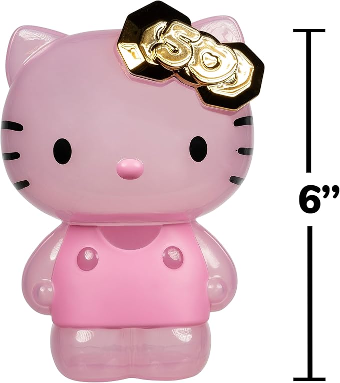 Hello Kitty and Friends 50th Anniversary Nesting Figures - Five Figures 6” to 2” Each with a Unique Finish - 5 Decades of Friendship - Officially Licensed Sanrio Product from Jazwares
