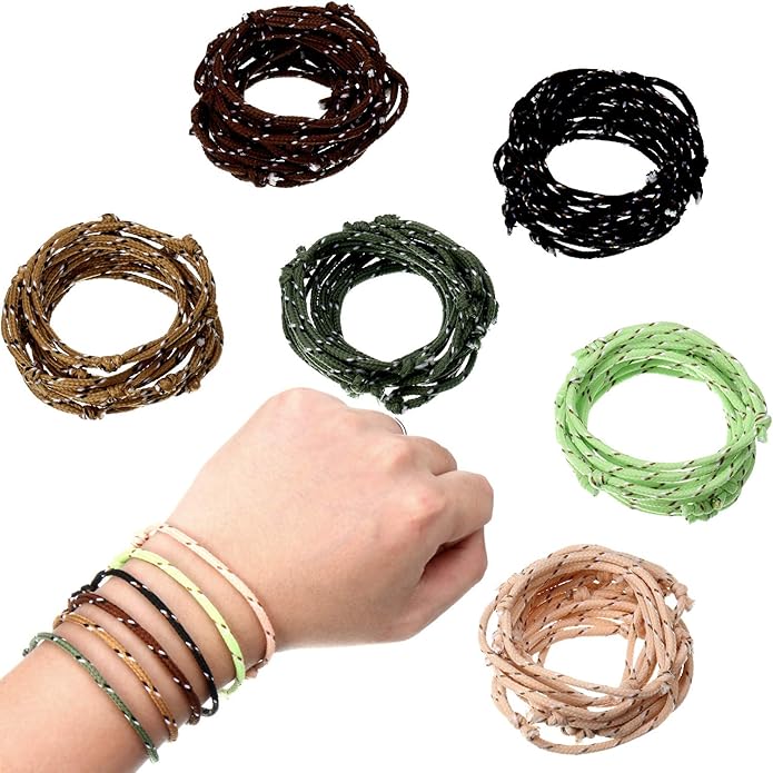 WILLBOND 216 Neon Friendship Bracelets Bulk for Kids Birthday Classroom Student Gift Adjustable Paracord Bracelets Rope Woven Neon Colors Valentine Day Gift Girls Boy Party Favors