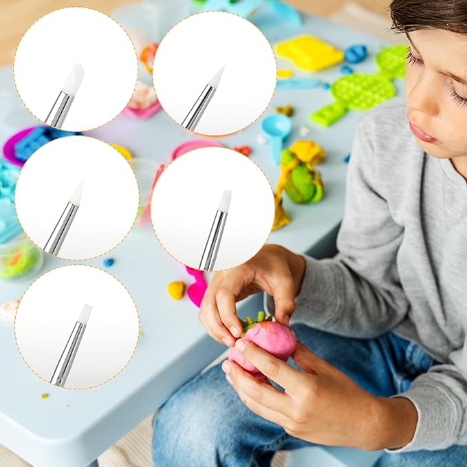 Aiyorse Clay Tools Kit, 21 PCS Polymer Clay Tools, Air Dry Clay Sculpting Tools, Pottery Tools Kit, for Kids, Adults, Pottery Craft, Dotting, Carving, Drawing, Molding, Modeling, Shaping