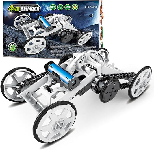 STEM Kits for Kids, 4WD Climbing Robotics STEM Projects for Kids Ages 8-12 | Electronics Circuits Engineering and Science Experiments for Teens | DIY STEM Toys for Boys and Girls