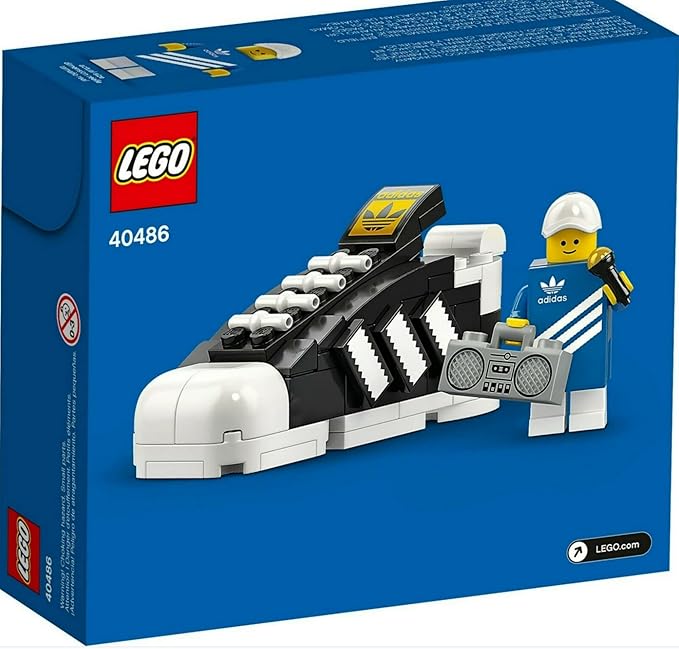 LEGO 40486 Mini Adidas Originals Superstar,Exclusive Building Set