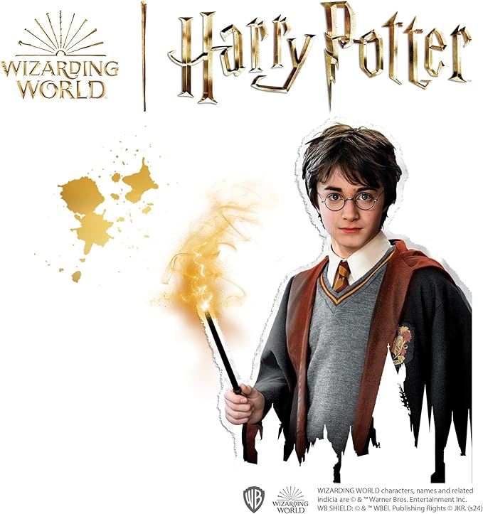 SES Creative 09343 Harry Potter Shrink Wrap Magic Bracelets Set for Children, Coloured Bead Mix and Harry Potter Figure Shrink Film + Colouring Pens