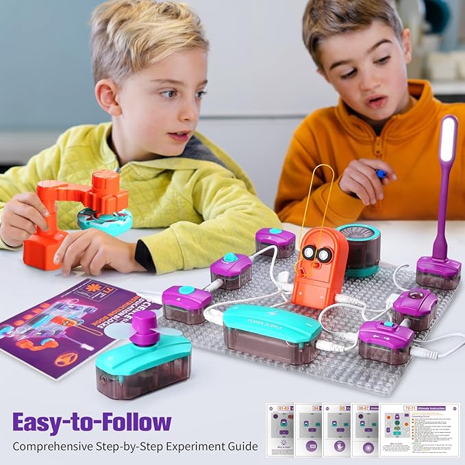 BATURU STEM Projects for Kids Ages 6 8 10 12 Years Boys Girls | 70 Science Experiments Electronics for Kids | Educational Science Kits Toys for Birthday Gift Idea