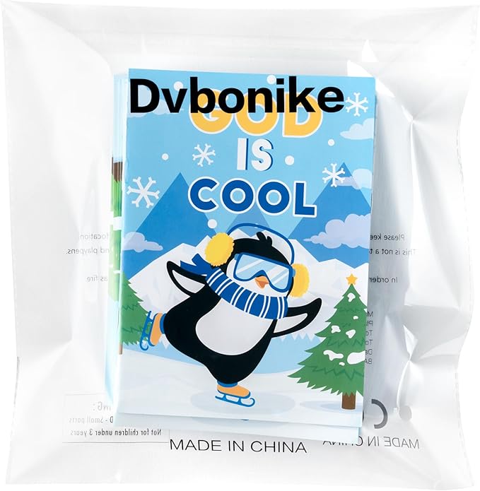 24Pcs Polar Animals Religious Coloring Books - Winter Christian DIY Color-in Pages Booklet Bulk Drawing Activity Party Supplies for Sunday School Classroom Rewards Artwork Gift for Kids