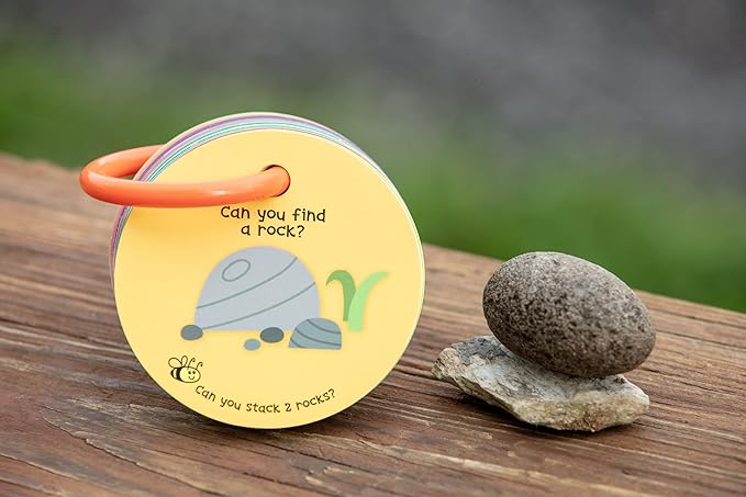 MOLLYBEE KIDS Toddler Outdoor Scavenger Hunt Cards at The Park, Toddler Games, Gifts for Ages 2, 3