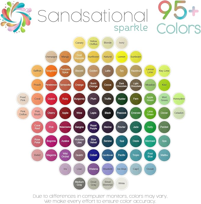 Sandsational Sparkle Iris Purple Unity Sand, 1 LB (16 oz), Colored Sand for Weddings, Vase Filler, Home Décor, Craft Sand, Aquarium Sand, and More