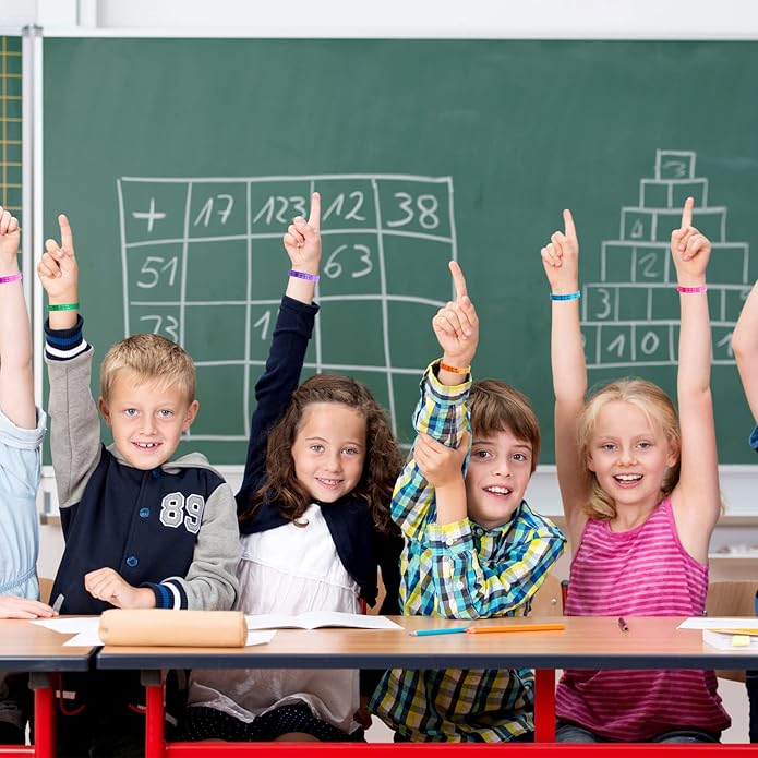 48 Pieces Learn Maths Rubber Bracelets Multiplication Facts Bracelet Stuff Fancy Silicone Bracelets for Events Education Aid Reward Bracelets for Students,12 Colors