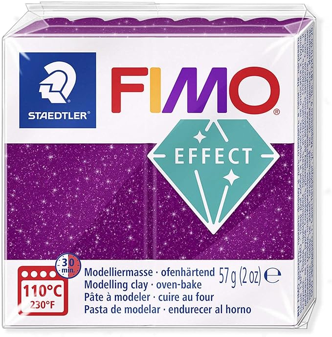 FIMO Soft Polymer Oven Bake Modelling Clay - 57g Blocks - Set of 6 - Galaxy Colours