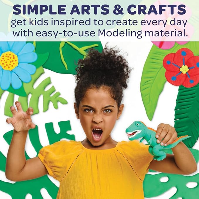 Crayola Model Magic Deluxe Variety Pack (14 Packs), Kids Air Dry Clay, Modeling Clay Alternative, Craft Supplies for Teachers, 7oz