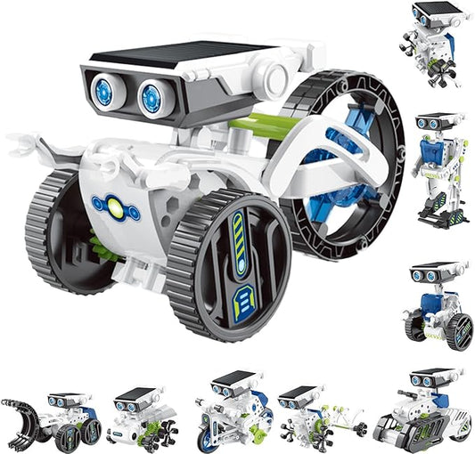 COBFDHA Toys for Kids Age 8-12, 12-in-1 STEM Building Robot Kit Science Learning Educational Experiment Kit, Gifts for 9 10 11 12 13 14 Year Old Boys.