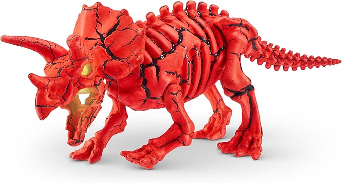Robo Alive Volcano Dino Fossil Find Triceratops by ZURU Boys Age 5+ Dig and Discover, STEM -Excavate Prehistoric Fossils, Educational Toys, Great Science Kit Gift (Triceratops)