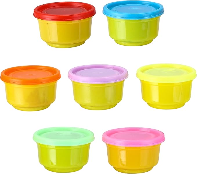 JOYIN 28 PCS Valentine Day Gift Cards with Colorful Playing Dough for Kids Party Favors, Valentine's Classroom Exchange Prize