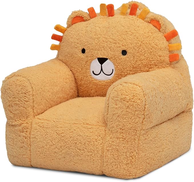Delta Children Lion Cozee Buddy Chair, Orange