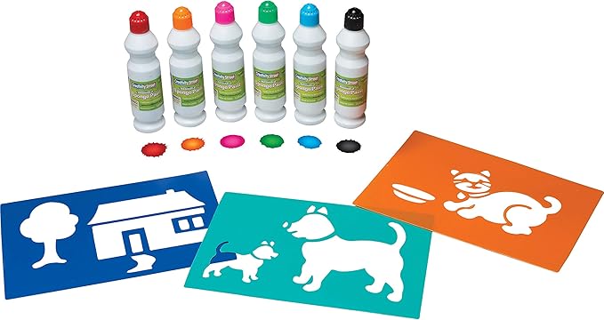Chenille Kraft Sponge Set Activity Paint (pack of 6)