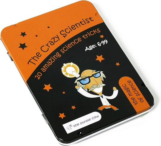 The Crazy Scientist Science Tricks Card Set - Magic of Science