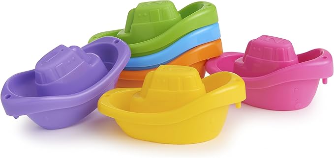 Munchkin® Little Boat Train Bath Toy, Fun for Babies and Toddlers, 6 Piece Set