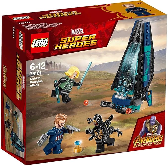 Lego 76101 Marvel Avengers Infinity War Outrider Dropship Attack Playset