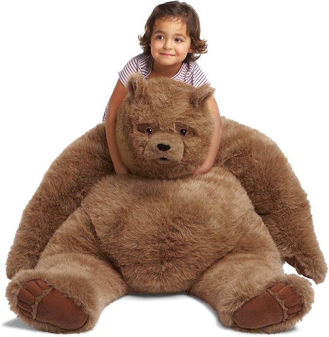 Manhattan Toy Kodiak Bear Jumbo 40" Huggable Stuffed Animal and Plush Room Décor for 4 Years and Up