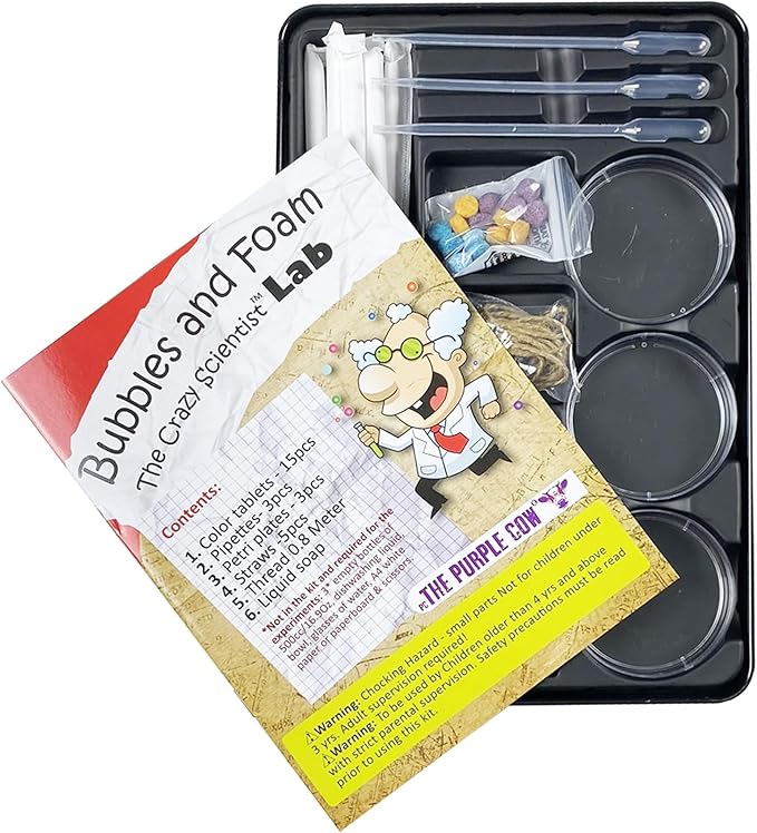 The Purple Cow Crazy Scientist Bubbles and Foam - Science Kits for Young Researchers (5522024)