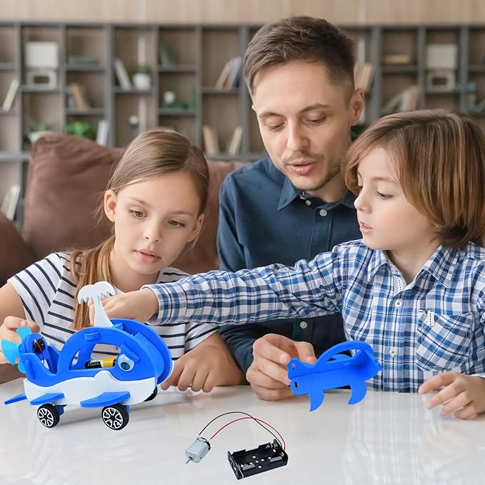 STEM Kits for Kids Ages 5-7, DIY Crafts 5 Set Science Kit, STEM Robotics Kids Toy for Boys Age 8-12, Science Kits for Kids Birthday