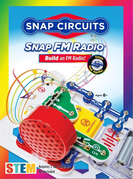 Snap Circuits STEM Toy Radio KIT | for Kids 8+ yrs | Electronics KIT | Science KIT for Kids | DIY STEM KIT STEM