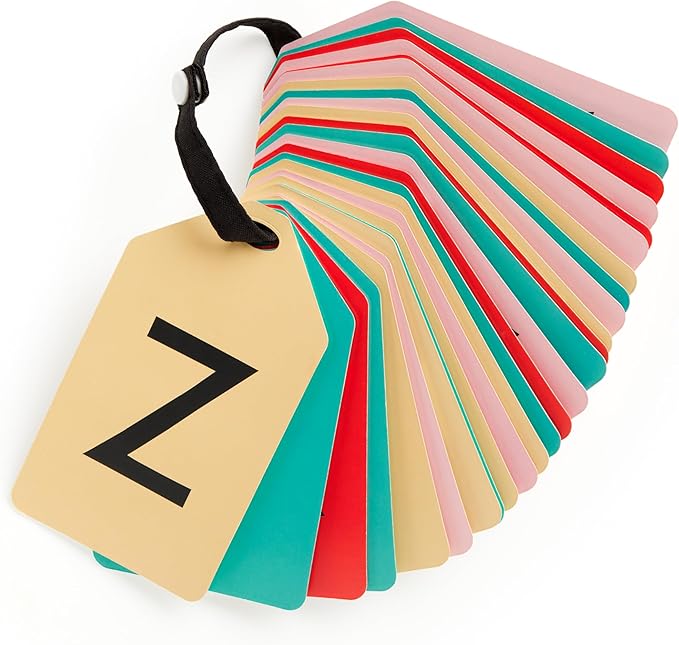 Mudpuppy My ABC's — Ring Flashcards 26 Durable Double Sided Alphabet Cards And Reclosable Ring With Colorful Art For Kids Ages 3+ Perfect For Preschool Or Travel For Teachers And Parents