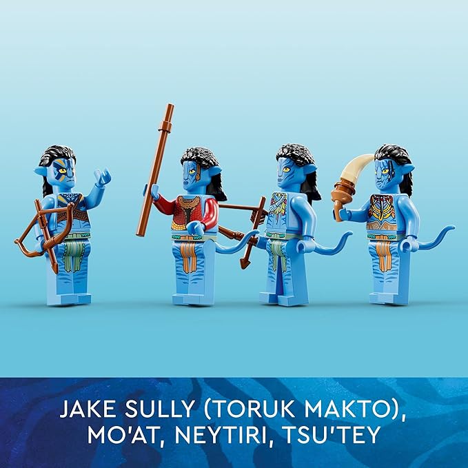 LEGO Avatar Toruk Makto & Tree of Souls 75574 Building Set - Movie Inspired Toy Set with Jake Sully and Neytiri Minifigures, Direhorse Animal Figure, Glow in The Dark Pandora Adventure