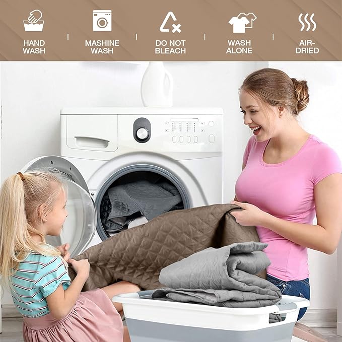 TAOCOCO Waterproof Recliner Couch Covers Sofa Slipcover for 3 Cushion Couch, Pet Sofa Cover for 3 Seat Recliner, Washable Reclining Sofa Cover Furniture Protector with Straps(3 Seater, Brown)