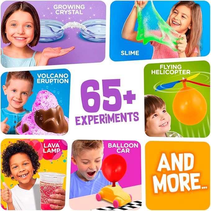 Science Kit for Kids Age 5-7 - 65 Experiments Gift Set
