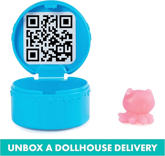 Gabby’s Dollhouse, Purr-ific Pool Playset with Gabby and MerCat Figures, Color-Changing Mermaid Tails and Pool Accessories Kids Toys for Ages 3 and Up