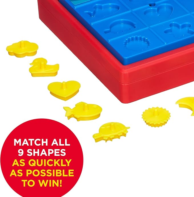 Hasbro Gaming Perfection Game for Kids | Popping Shapes and Pieces | Preschool Board Games for Clasroom | Back to School Gifts | Ages 4+