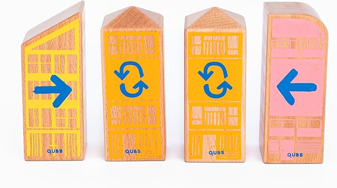 Cody Block Repeat Expansion Set, Educational Wooden Building Blocks and Car STEM Toys for Preschool Kids Ages 3+