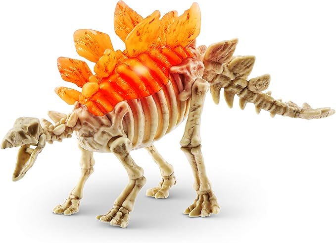 Robo Alive Mini Dino Fossil Find (2 Pack, Gigantoraptor & Stegosaurus) by ZURU Boys 5+ Dig and Discover, STEM, Excavate Prehistoric Fossils, Educational Toys, Great Science Kit Gift for Girls and Boy